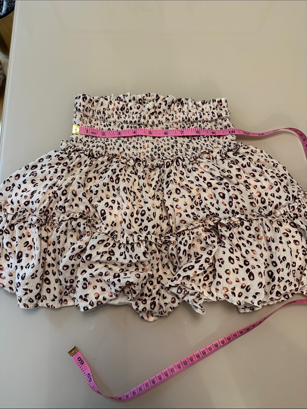 Planet Blue skirt animal print